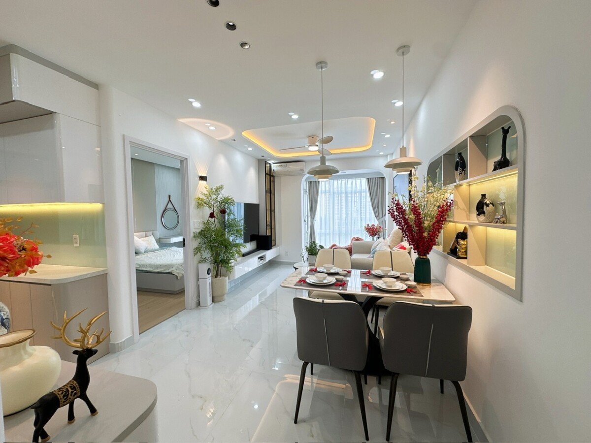 phong khach can ho can cho thue - Cho thuê căn hộ chung cư Sky Garden 3, 02pn, nhà đẹp, giá 25tr/tháng, nội thất mới.