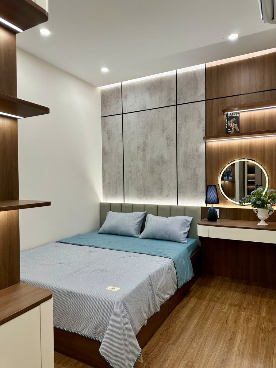 phong ngu 2 7 - Bán căn hộ đẹp tại Sky Garden 3. DT 70m2 Thiết kế 3 Phòng ngủ-2wc- Nội thất mới 100%- Giá bán 6.390 Tỷ