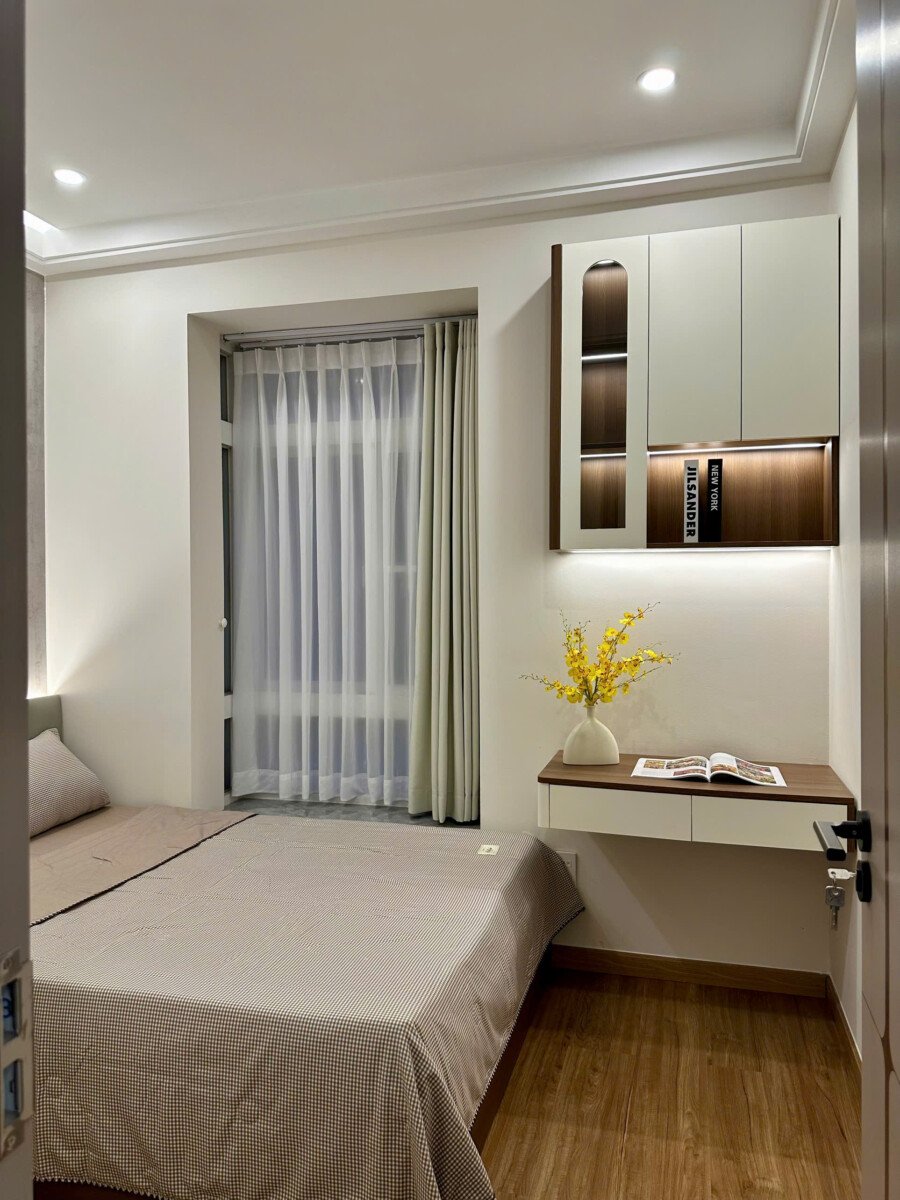phong ngu 3 3 - Bán căn hộ đẹp tại Sky Garden 3. DT 70m2 Thiết kế 3 Phòng ngủ-2wc- Nội thất mới 100%- Giá bán 6.390 Tỷ