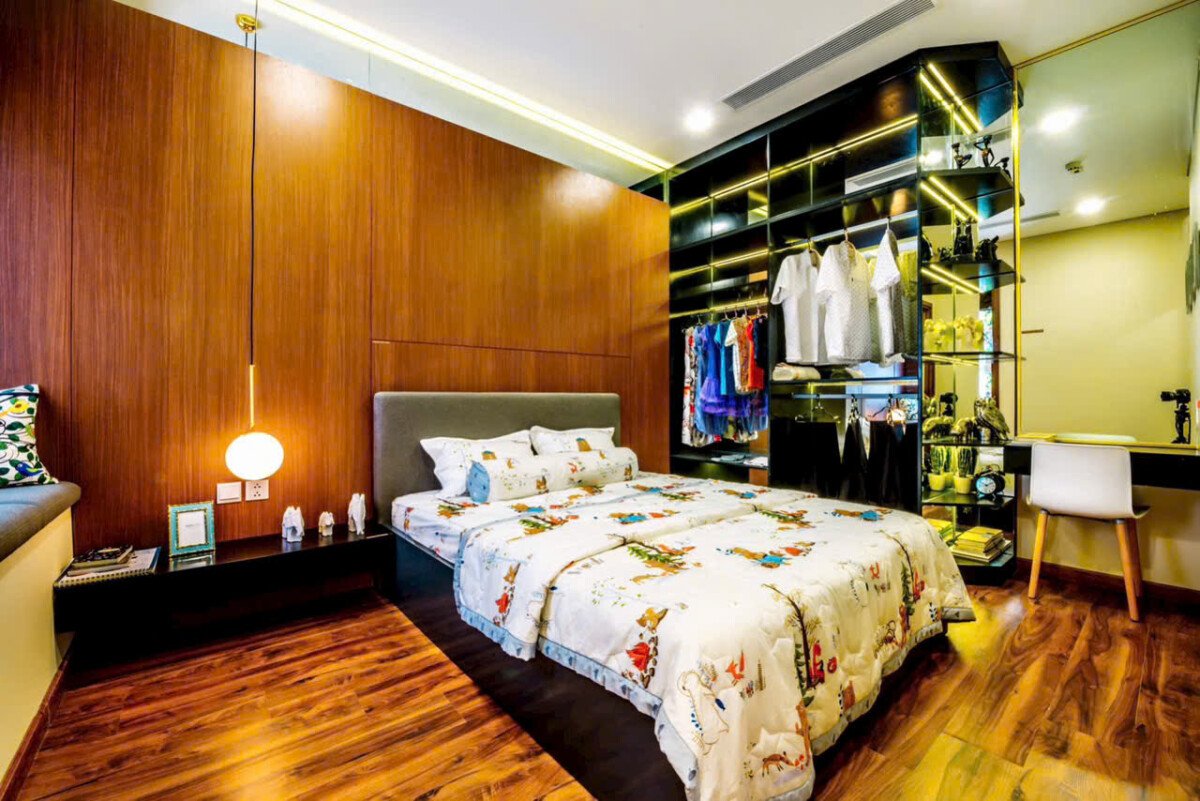 phong ngu master can ho ban 1 - Giá mua bán căn hộ Duplex 4pn chung cư The Peak Garden phường Tân Mỹ T4/2026