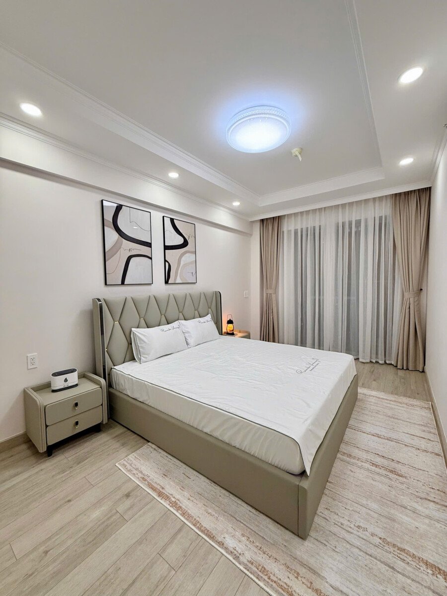 phong ngu nho can ho - Giá cho thuê căn hộ 3pn view sông tòa B chung cư Scenic Valley 1 phường Tân Mỹ T4/2026