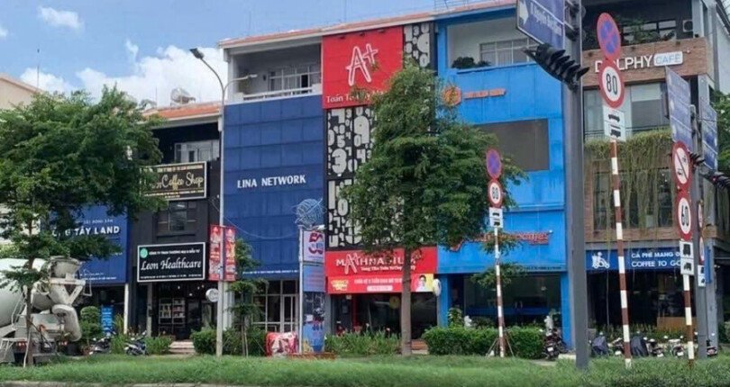 Cho thuê mặt bằng mặt tiền Nguyễn Văn Linh, Khu Mỹ Toàn 2. PMH. Trệt, lửng+ 3 lầu- Giá chỉ 60 Triệu/Tháng