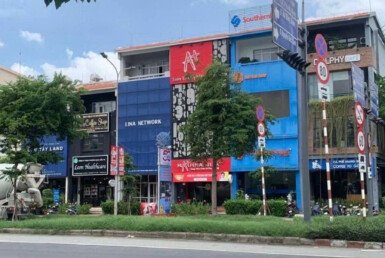 Bán nhà phố mặt tiền đường Nguyễn Văn Linh, khu Mỹ Toàn 2. Gồm trệt+lửng+3 lầu- Đã có sổ- Giá 35 Tỷ