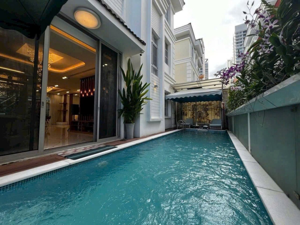 can canh ho boi nha biet thu cho thue - Giá cho thuê nhà Biệt thự 5pn có hồ bơi mặt Đường số 17 kdc Nam Viên phường Tân Mỹ T5/2026