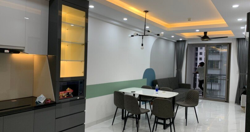 Cho thuê căn hộ Saigon South Residences. DT 75m2 Lầu trung- 2 Phòng ngủ-2wc- Đủ nội thất- Giá 16 Triệu/Tháng