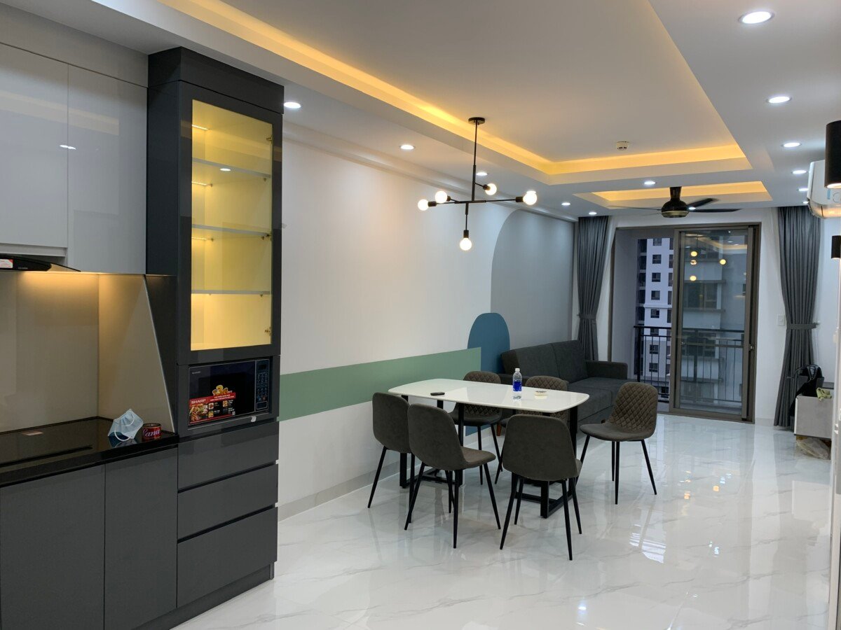 can cho thue can ho sky 3 8 - Cho thuê căn hộ Saigon South Residences. DT 75m2 Lầu trung- 2 Phòng ngủ-2wc- Đủ nội thất- Giá 16 Triệu/Tháng