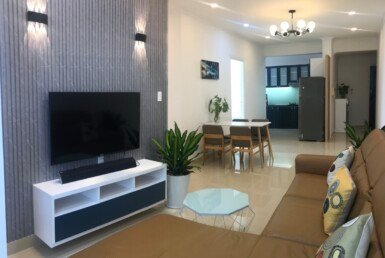 Cho thuê căn hộ Sky Garden 3. Căn góc 74m2 thiết kế 3 Phòng-2wc- Nội thất đầy đủ-Giá 19 Triệu/Tháng