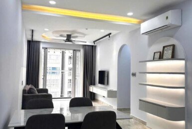Cho thuê căn hộ Scenic Valley 1. DT 80m2 Lầu cao view hồ bơi- thiết kế 2 phòng ngủ-2wc- Giá 20 Triệu/Tháng