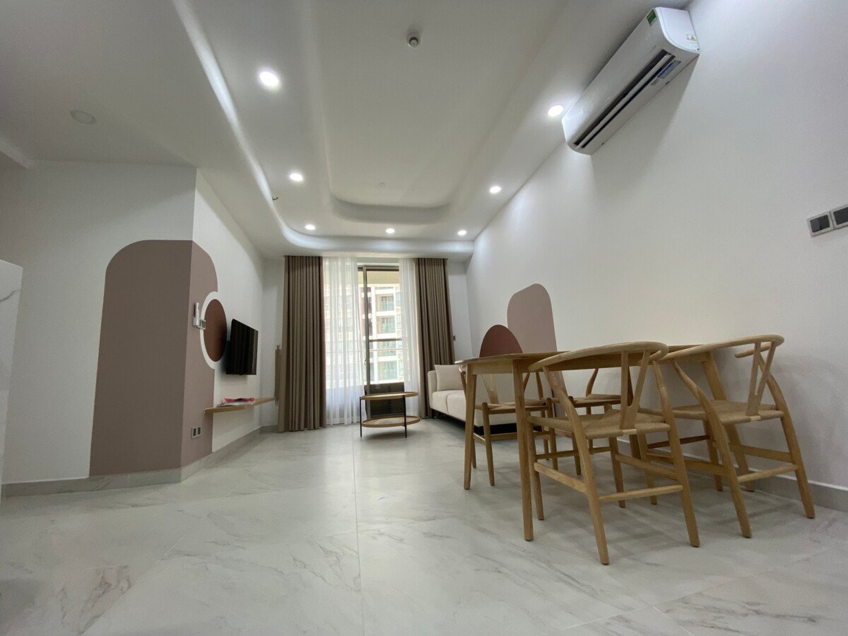 cho thue can ho midtown m7 - Cho thuê căn hộ Midtown Tòa M7. DT 84m2 Nhà đẹp thiết kế 2 Phòng ngủ-2wc- Nội thất đầy đủ- Giá 26 Triệu/Tháng