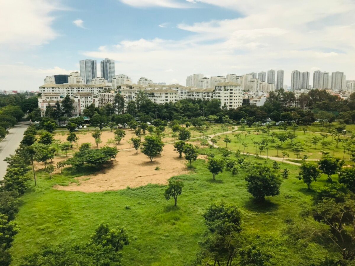 cong vien noi khu phu my hung - Giảm giá bán gấp căn hộ Happy Valley, căn góc, 116m2, giá 9,5 tỷ