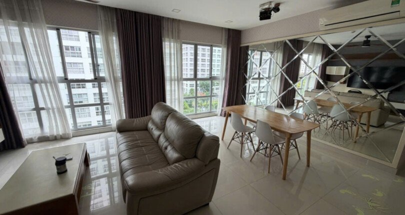 Giá cho thuê căn hộ 3pn tòa E view hồ bơi chung cư Happy Valley phường Tân Hưng t5/2026