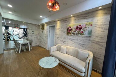 Cho thuê căn hộ chung cư Hưng Phúc 1, 02pn, giá 18tr/tháng, đầy đủ nội thất.