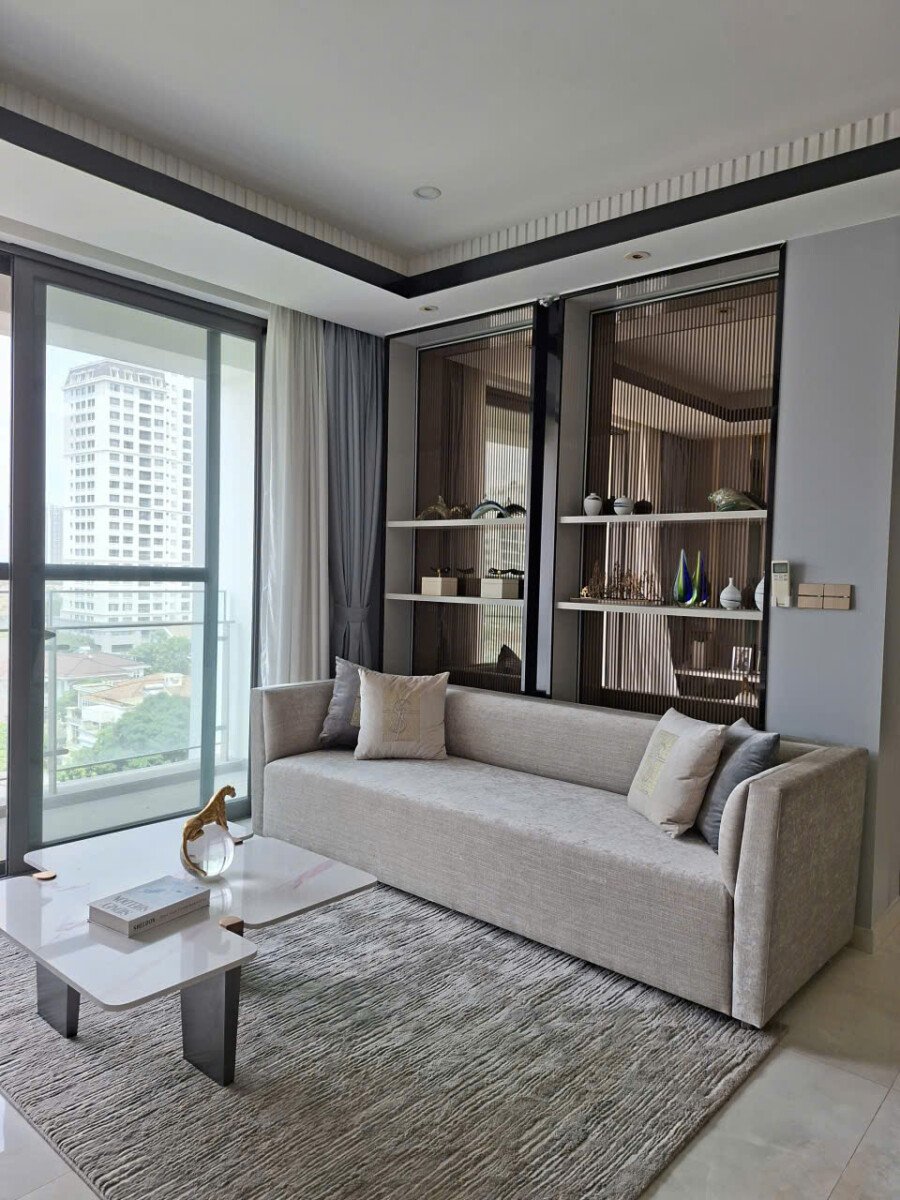 phong khach can ho ban 20 - Giá mua bán căn hộ 3pn tòa A chung cư The Ascentia phường Tân Mỹ T5/2026