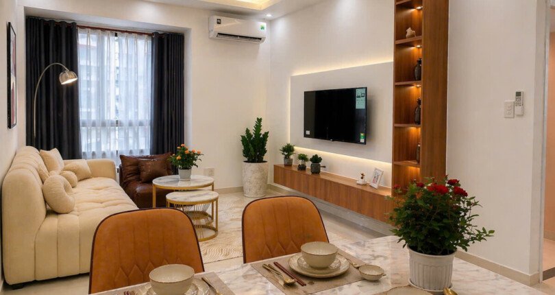 Cần bán nhanh căn hộ 71m2, chung cư Sky Garden 2, 02pn, giá 4.950 tỷ, nhà mới .