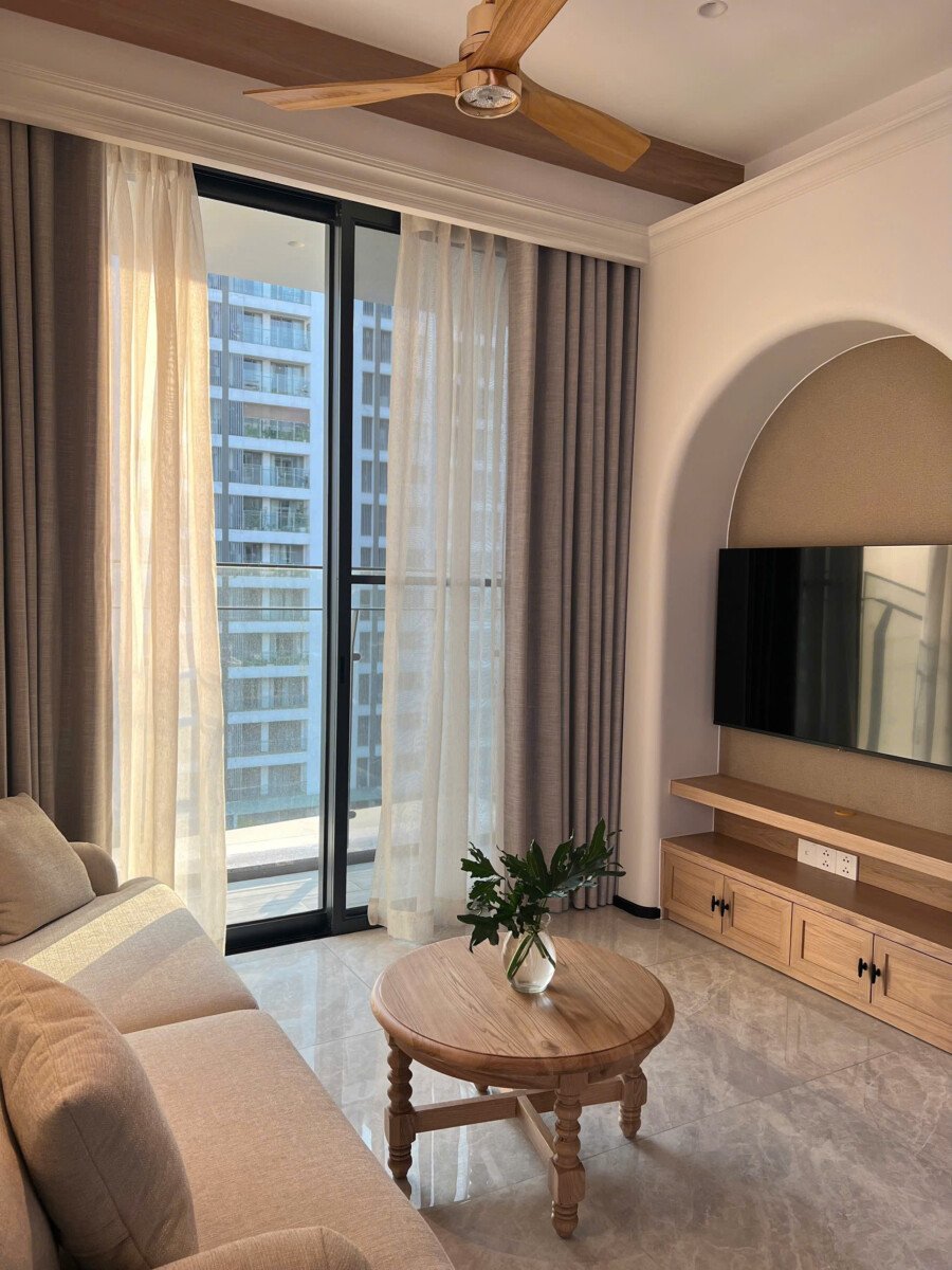phong khach can ho can cho thue nhanh - Cho thuê căn hộ cao cấp chung cư Aurora, 02pn, giá 33tr/tháng, nhà đẹp