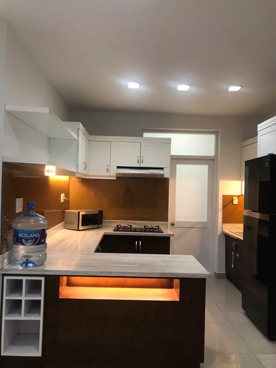 bep - Cần cho thuê căn hộ Sky Garden 3. DT 68m2 Thiết kế 2 Phòng ngủ-2wc- Nhà đẹp lầu trung Giá 14 Triệu/Tháng