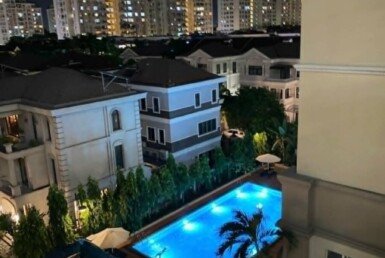 Cho thuê căn hộ Green View Phú Mỹ Hưng. DT 118m2 Thiết kế 3 Phòng ngủ-2wc- View hồ bơi- Giá 23 Triệu/Tháng