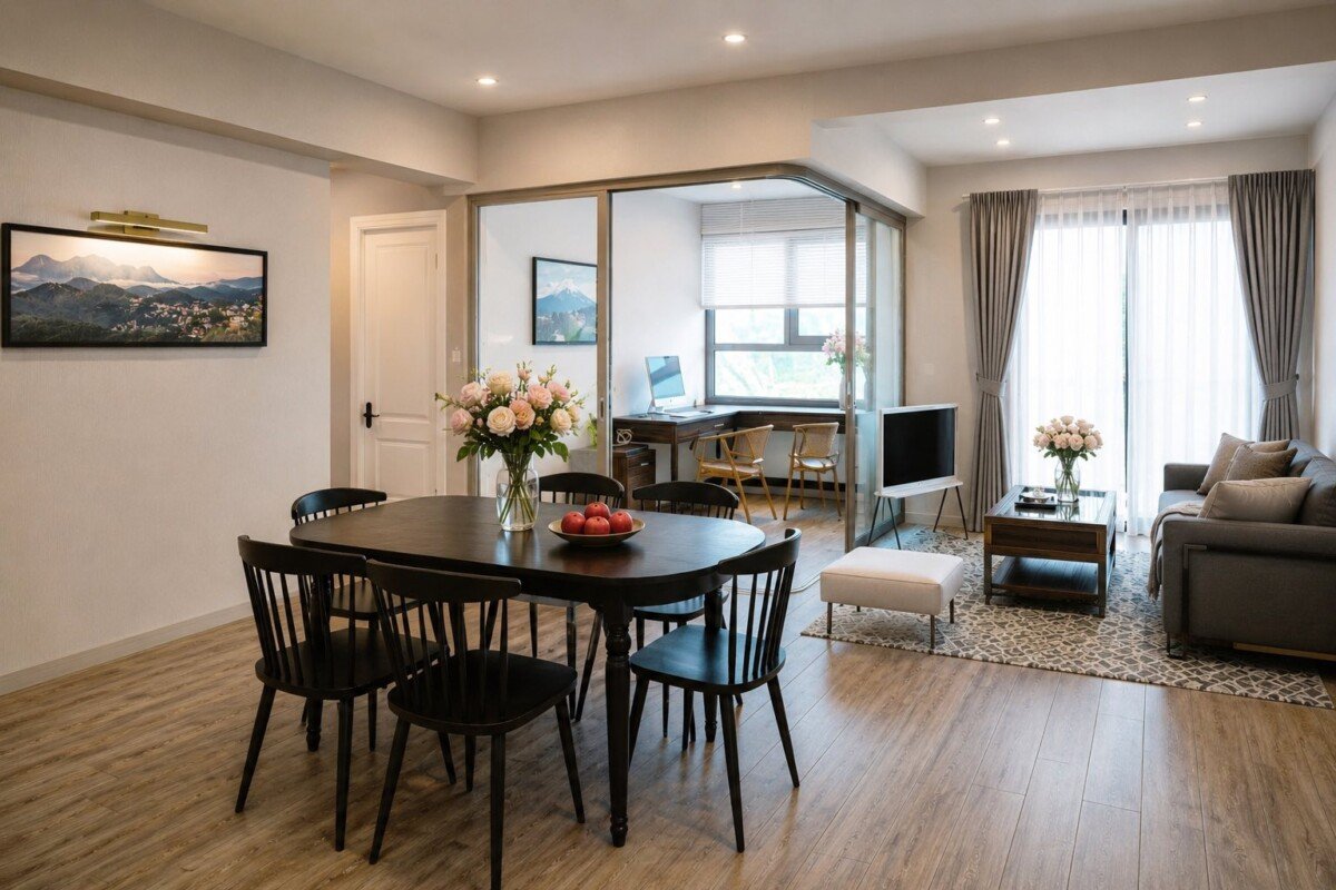 cho thue can ho dep ssr 2 - Cho thuê căn hộ đẹp tại Saigon South Residences. DT 95m2 Thiết kế 3 Phòng-2wc- lầu cao- Giá 22 Triệu/Tháng