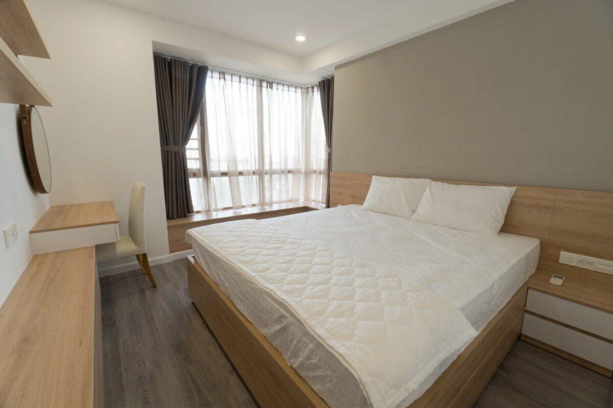 cho thue can ho hung phuc 3 phong 2 - Cho thuê căn hộ Happy Residence ( Hưng Phúc). DT 98m2 Nội thất đầy đủ như hình-3 Phòng-2wc- Giá thuê 27 Triệu/Tháng
