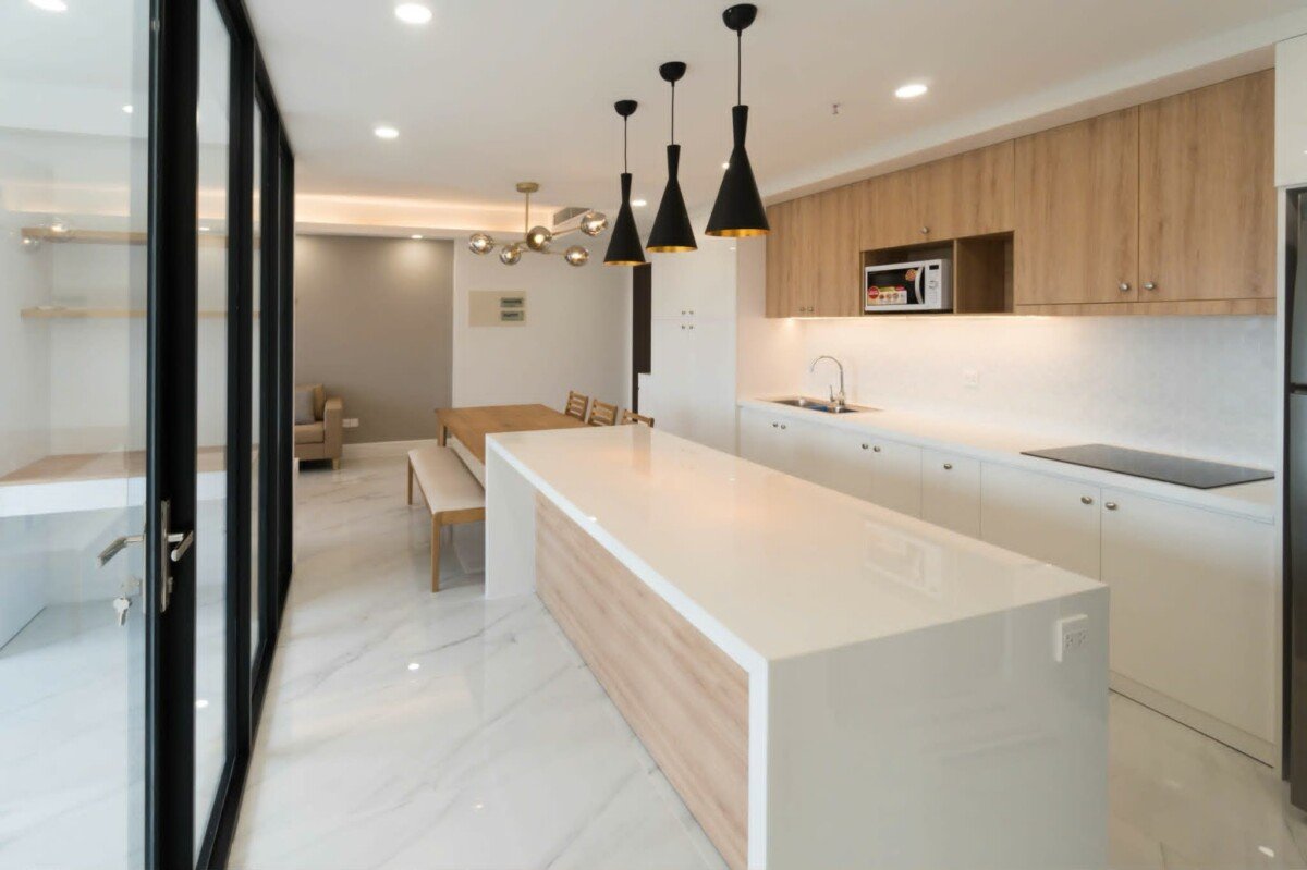 cho thue can ho hung phuc 3 phong 4 - Cho thuê căn hộ Happy Residence ( Hưng Phúc). DT 98m2 Nội thất đầy đủ như hình-3 Phòng-2wc- Giá thuê 27 Triệu/Tháng