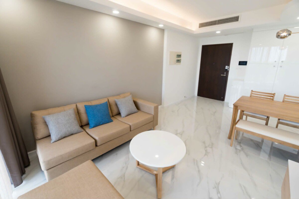 cho thue can ho hung phuc 3 phong 7 - Cho thuê căn hộ Happy Residence ( Hưng Phúc). DT 98m2 Nội thất đầy đủ như hình-3 Phòng-2wc- Giá thuê 27 Triệu/Tháng