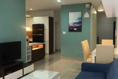 Cần cho thuê căn hộ Sky Garden 3. DT 68m2 Thiết kế 2 Phòng ngủ-2wc- Nhà đẹp lầu trung Giá 14 Triệu/Tháng