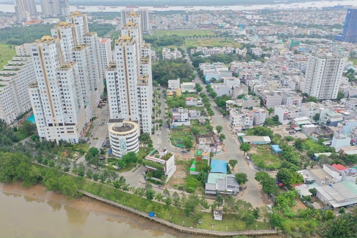 kdc cong ich quan 4 nhin tu cao - Giá mua bán đất nền mặt đường 2C kdc Công Ích Quận 4 phường Tân Mỹ T6/2026