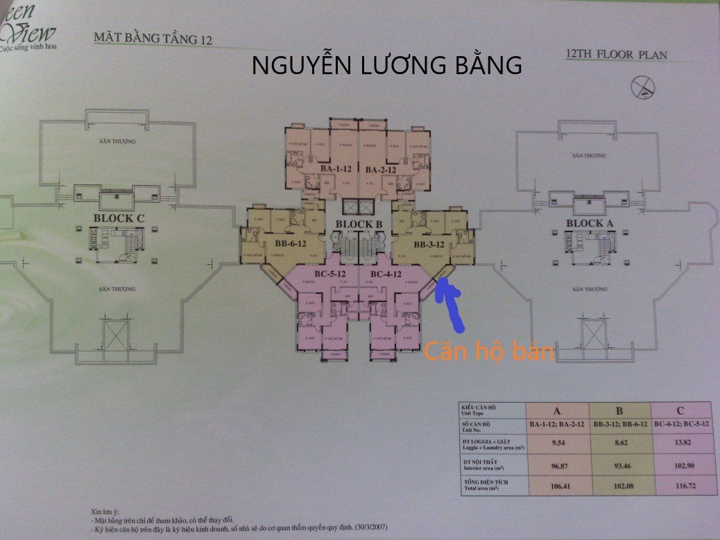 mat bang vi tri can ho ban - Giá mua bán căn hộ 3pn tòa B chung cư Green View phường Tân Mỹ T6/2026