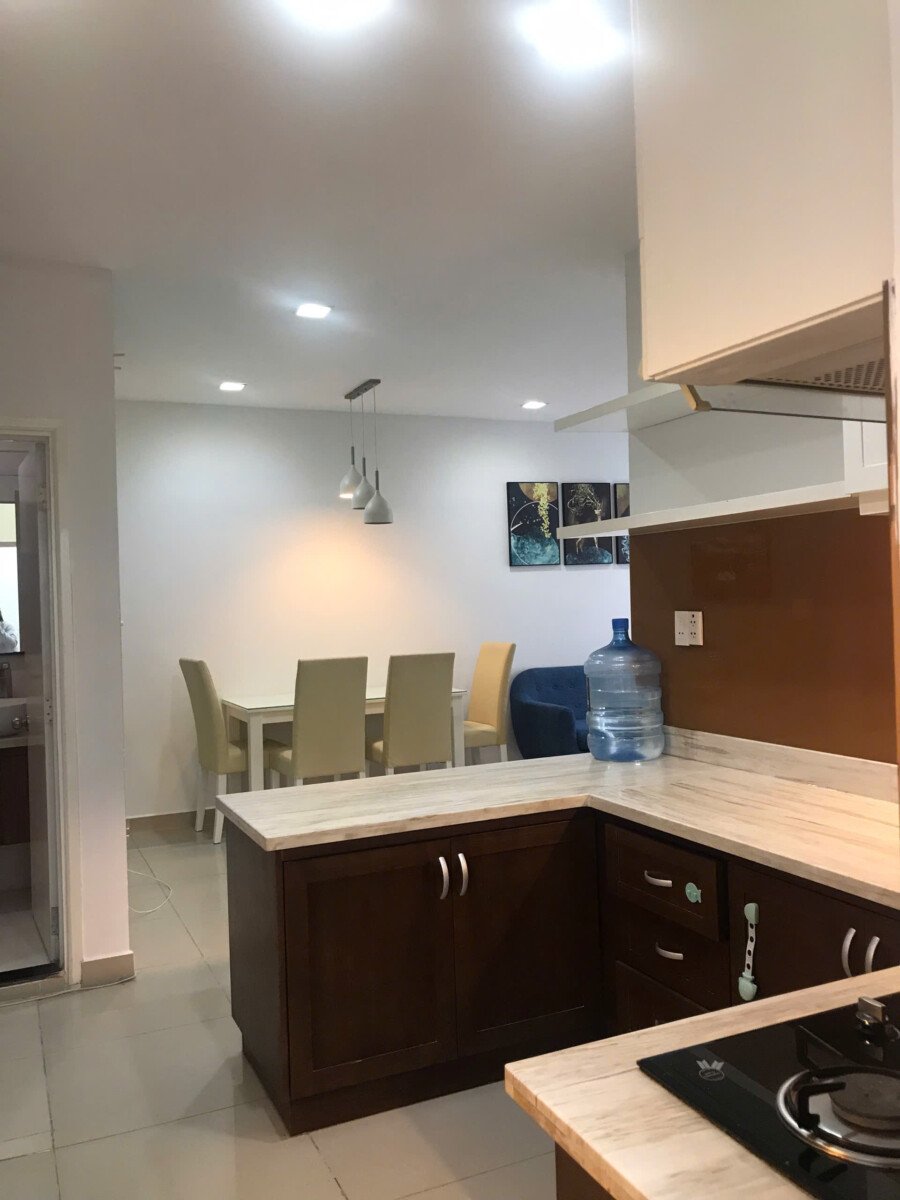 nha dep cho thue - Cần cho thuê căn hộ Sky Garden 3. DT 68m2 Thiết kế 2 Phòng ngủ-2wc- Nhà đẹp lầu trung Giá 14 Triệu/Tháng