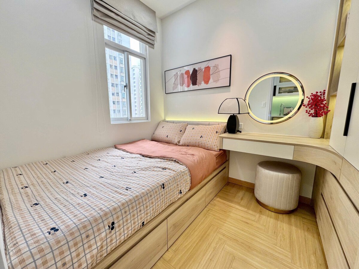 phong ngu 1 sky 3 - Bán căn hộ đẹp, mới 100% tại Sky Garden 3. DT 68m2 Thiết kế 3 Phòng ngủ-2wc- Nội thất như hình- Giá 6.430 Tỷ