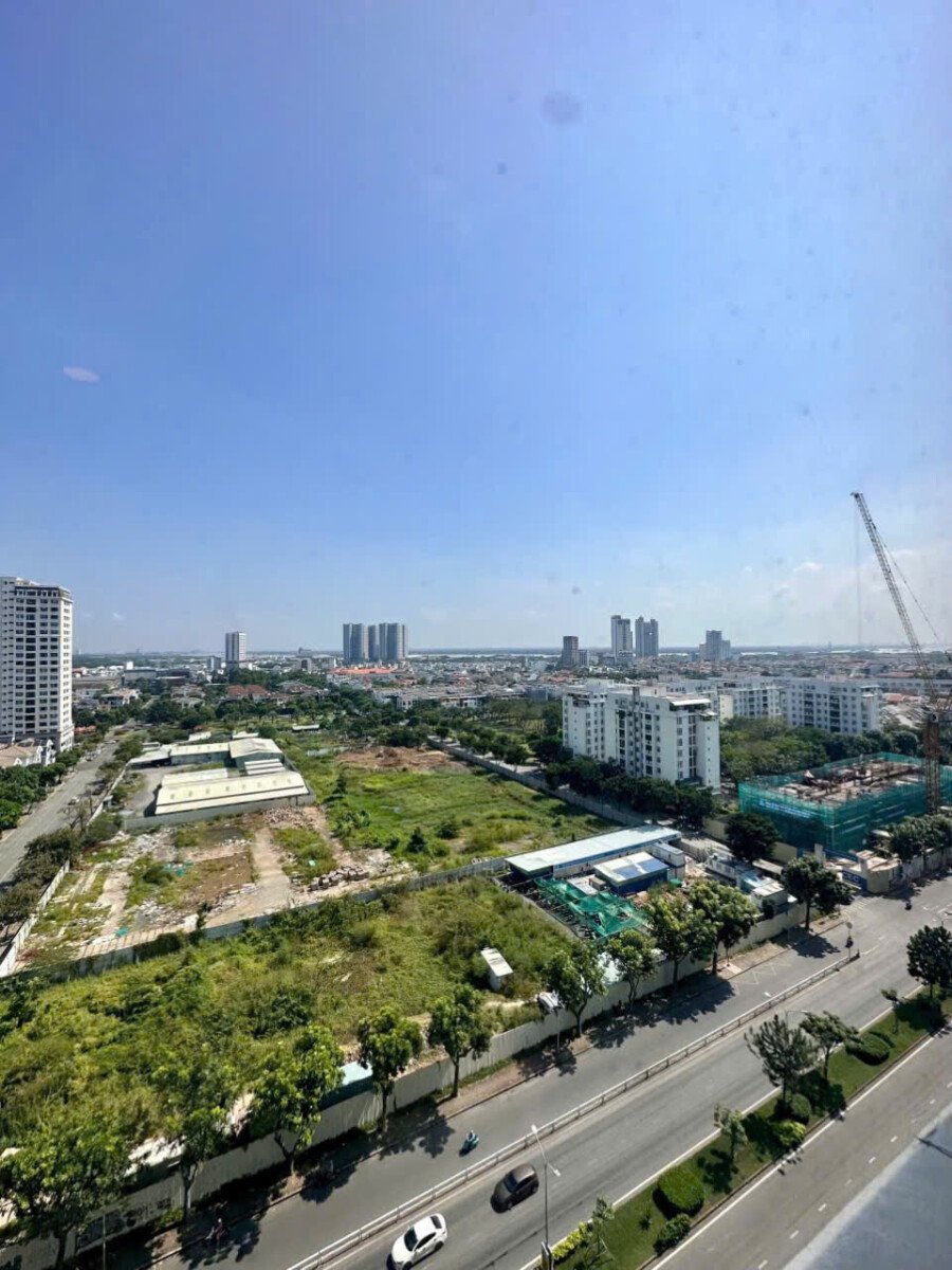 view balcony can ho - Giá cho thuê căn hộ 2pn tòa D chung cư Hưng Phúc Happy Residence phường Tân Mỹ T6/2026
