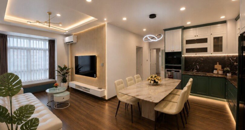 Bán căn hộ Sky Garden 1. DT 88m2 Nhà đẹp thiết kế 3 Phòng ngủ-2wc- Nội thất mới- Giá 6.8 Tỷ