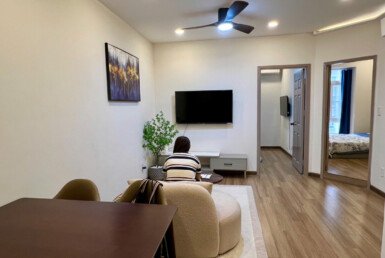 Bán căn hộ đẹp tại Sky Garden 3. DT 56m2 Thiết kế 2 Phòng ngủ-1wc- Nội thất mới- Giá 4.450 Tỷ