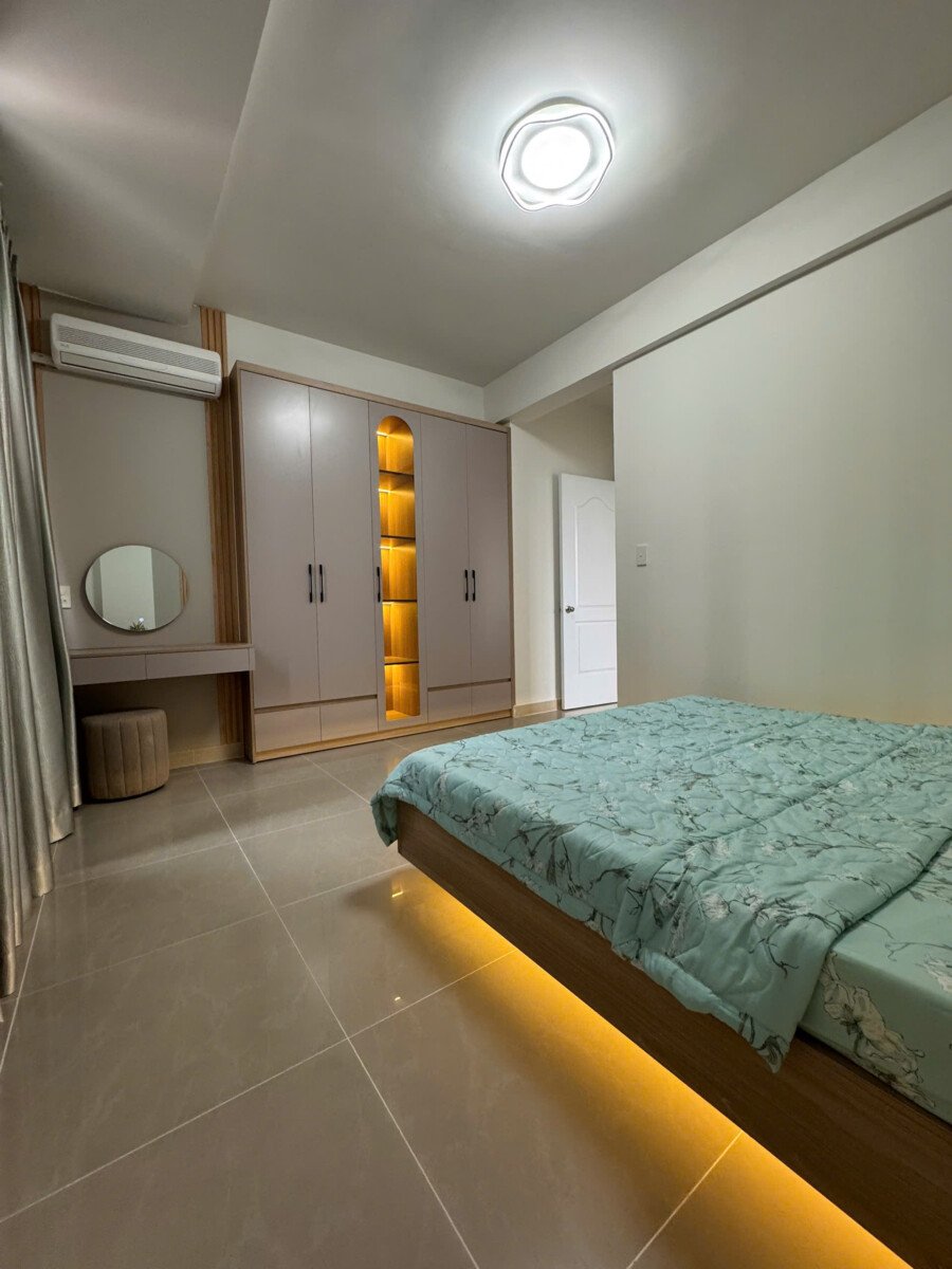 can cho thue can ho my khanh 2 - Cho thuê căn hộ Mỹ Khánh 4. Phú Mỹ Hưng-DT 113m2 Thiết kế 3 Phòng ngủ-2wc- nội thất mới- Giá thuê 31 Triệu/Tháng