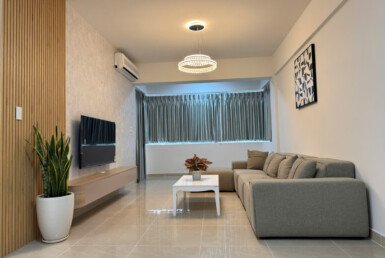 Cho thuê căn hộ Mỹ Khánh 4. Phú Mỹ Hưng-DT 113m2 Thiết kế 3 Phòng ngủ-2wc- nội thất mới- Giá thuê 31 Triệu/Tháng