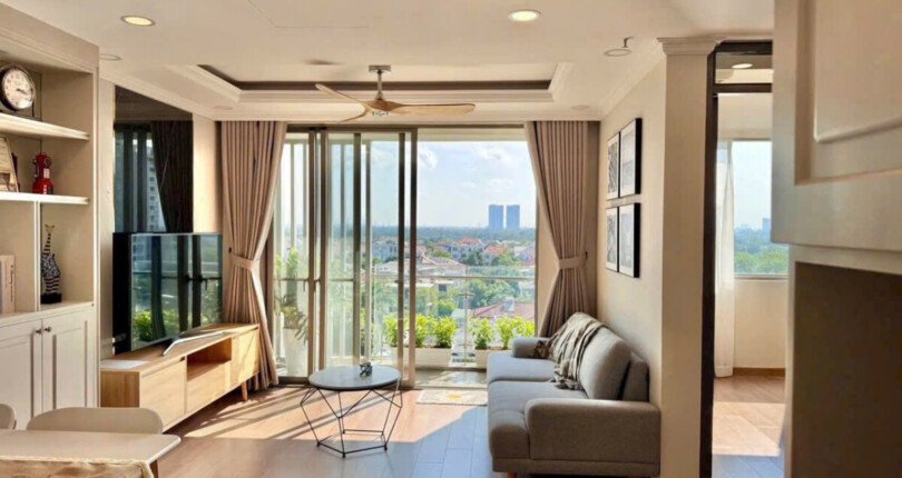 Cho thuê căn hộ đẹp tại Hưng Phúc Happy Residences. DT 98m2- lầu trung-3 Phòng-2wc- Giá 30 Triệu/Tháng