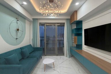 Cho thuê căn hộ Hưng Phúc Happy Residence. DT 78m2 Lầu cao-2 Phòng-2wc- Nội thất như hình- Giá 20 Triệu/Tháng