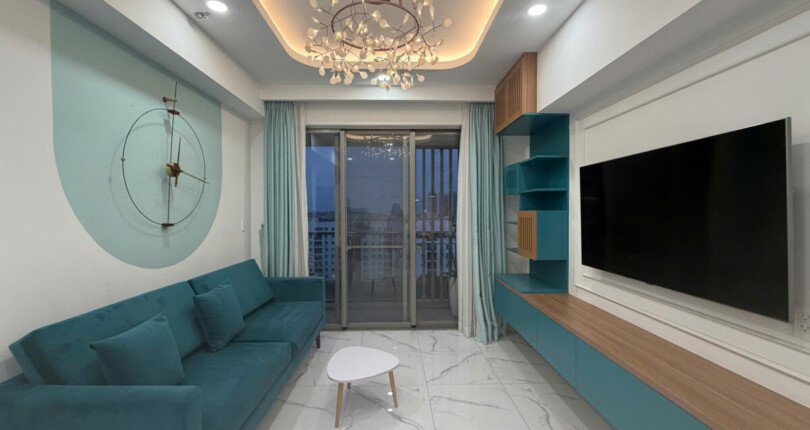 Cho thuê căn hộ Hưng Phúc Happy Residence. DT 78m2 Lầu cao-2 Phòng-2wc- Nội thất như hình- Giá 20 Triệu/Tháng