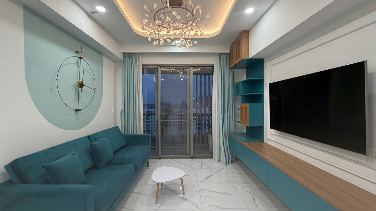 cho thue can ho hung phuc 7 - Cho thuê căn hộ Hưng Phúc Happy Residence. DT 78m2 Lầu cao-2 Phòng-2wc- Nội thất như hình- Giá 20 Triệu/Tháng