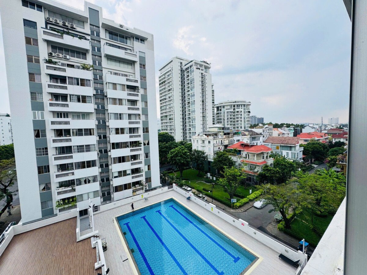 cho thue can ho my khanh 3 4 1 - Cho thuê căn hộ Mỹ Khánh 3. DT 113m2 Nhà đẹp- 3 Phòng ngủ-2wc- Nội thất mới- View hồ bơi- Giá thuê 30 Triệu/Tháng