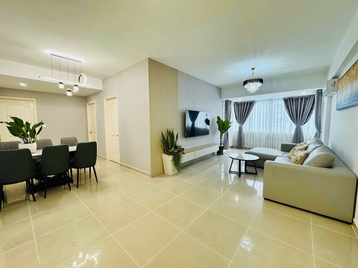 cho thue can ho my khanh 3 6 - Cho thuê căn hộ Mỹ Khánh 3. DT 113m2 Nhà đẹp- 3 Phòng ngủ-2wc- Nội thất mới- View hồ bơi- Giá thuê 30 Triệu/Tháng