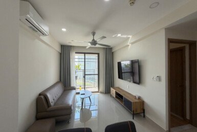 Cho thuê căn hộ Saigon South Residences. DT 75m2 Lầu cao-2 phòng-2wc- Nội thất như hình- Giá 16 Triệu/Tháng