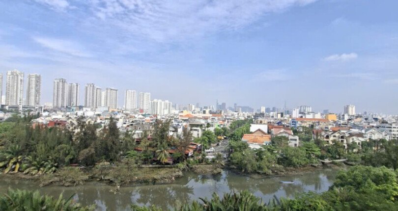 Cho thuê căn hộ Sky Garden 3. DT 56m2 Thiết kế 1 Phòng ngủ-1wc- View sông rất đẹp- Giá thuê 14 Triệu/Tháng