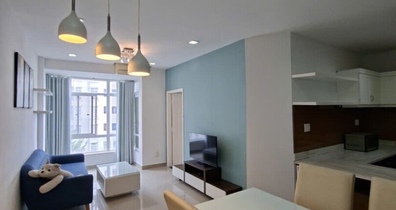 Cho thuê căn hộ Sky Garden 3. DT 68m2 Thiết kế 2 phòng ngủ-2wc- Nội thất đầy đủ- Giá 15 Triệu/Tháng