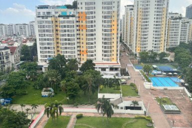 Cho thuê căn góc Sky Garden 3. DT 72m2 Thiết kế 3 Phòng ngủ-2wc View hồ bơi Giá thuê 18 Triệu/Tháng