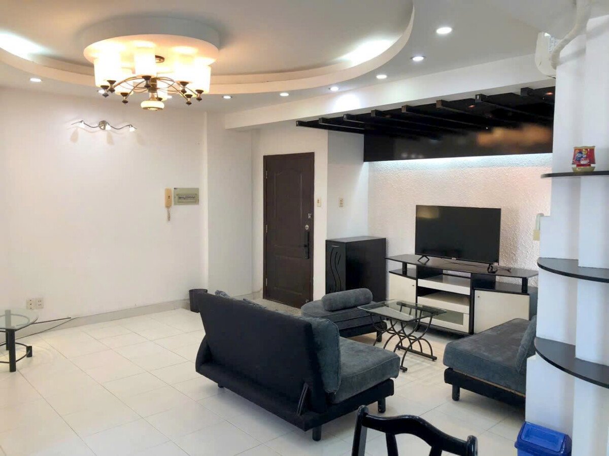 cho thue can hung vuong 2 2 - Cho thuê căn hộ Hưng Vượng 2. DT 75m2 Thiết kế 2 Phòng ngủ-2wc- Nội thất như hình- Giá 14 Triệu/Tháng