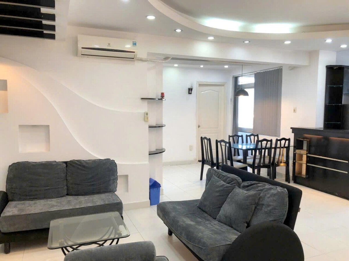 cho thue can hung vuong 2 3 - Cho thuê căn hộ Hưng Vượng 2. DT 75m2 Thiết kế 2 Phòng ngủ-2wc- Nội thất như hình- Giá 14 Triệu/Tháng