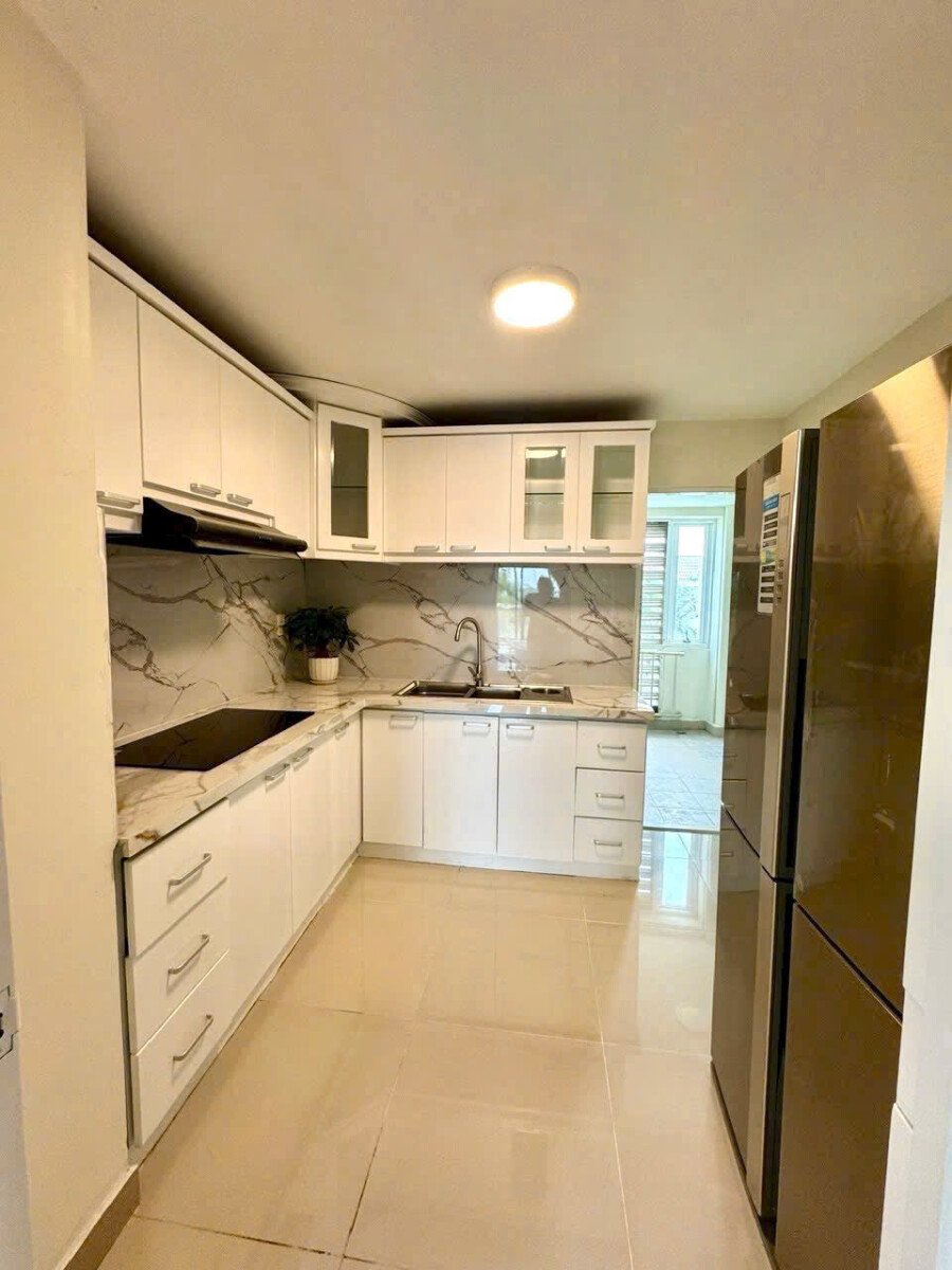 khong gian bep trang sang - Giá cho thuê căn hộ 3pn chung cư Mỹ Phát phường Tân Hưng T7/2026