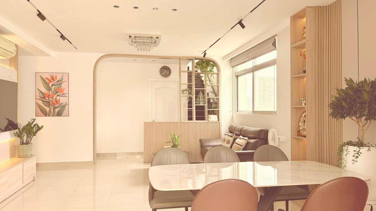 khong gian phong an 2 - Giá cho thuê căn hộ Duplex 3pn tòa M chung cư Star Hill phường Tân Mỹ T8/2026