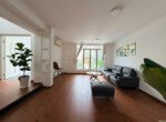 khong gian phong khach tang tret 150x110 - Giá mua bán nhà Biệt thự 4pn đường Nội khu Hưng Thái 2 phường Tân Hưng T8/2026